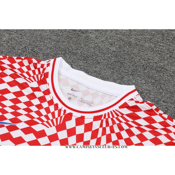 Chandal del Chelsea 22-23 Manga Corta Rojo y Blanco - Pantalon Corto